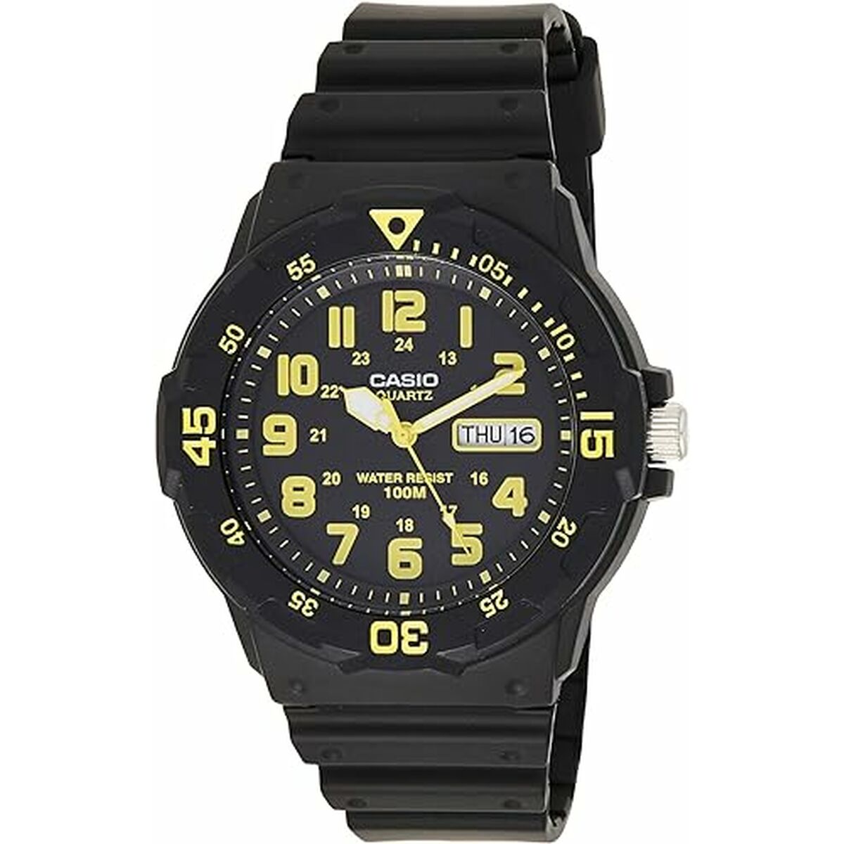 Men's Watch Casio MRW-200H-9BVDF Black (Ø 47 mm)