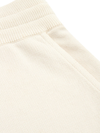 White Short Sweatpants with Pockets
