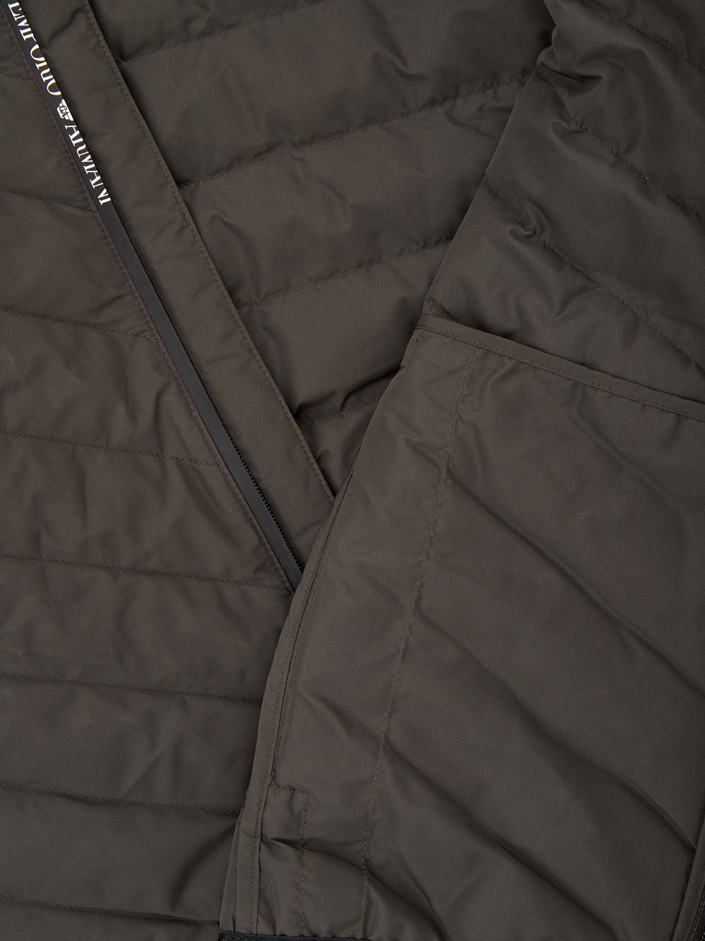 Dark Grey Quilted Lightweight Jacket