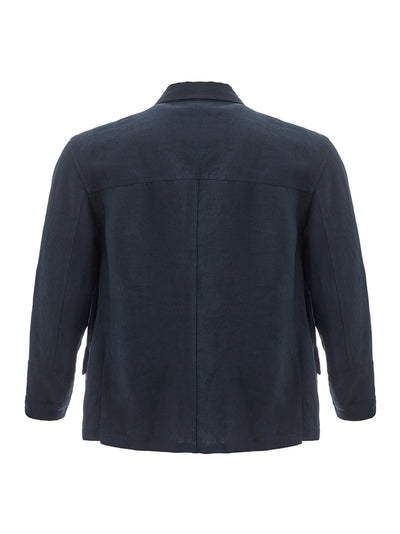 Linen Blue Jacket