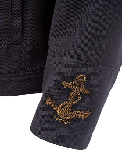 Marine Style Cropped Jacket