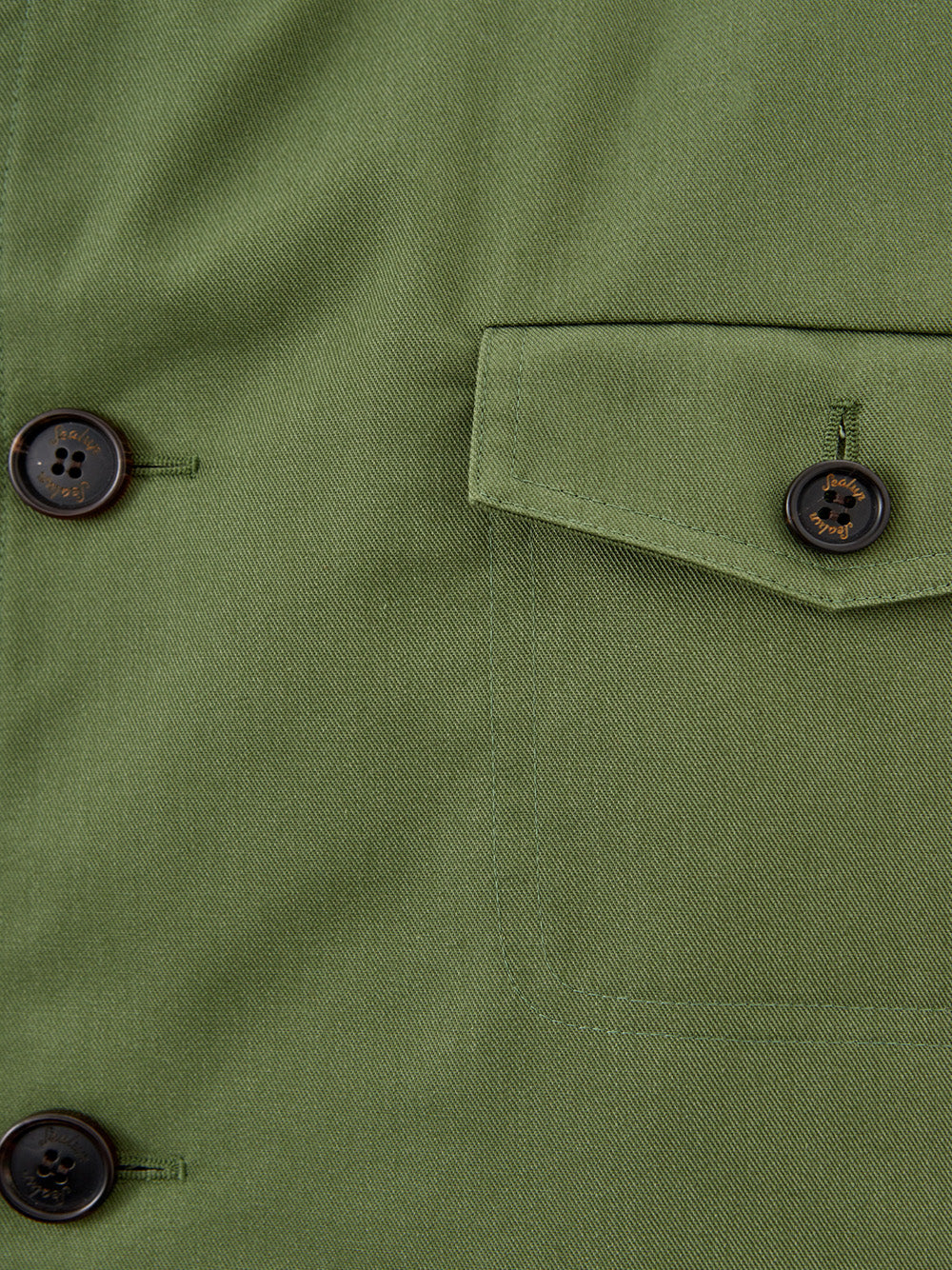 Green Single Breast Jacket