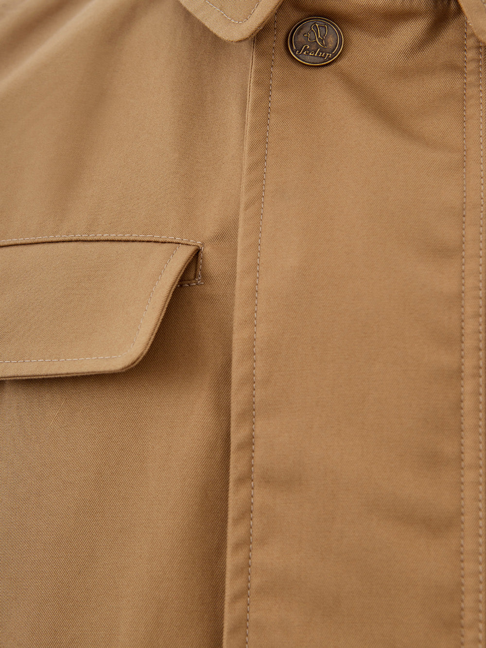 Saharan Beige Cotton Jacket