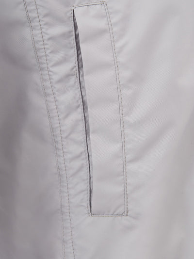 White Tech Fabric Jacket