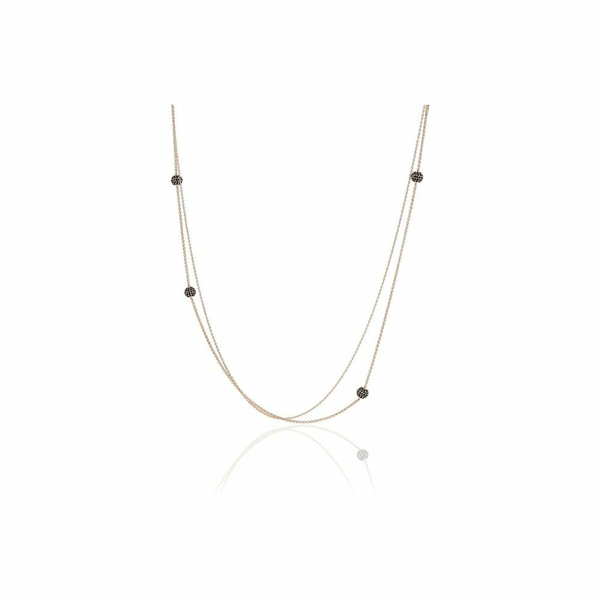 Ladies'Necklace Sif Jakobs C322-5-BK-RG (45 cm)