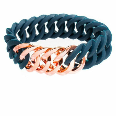 Bracelet TheRubz 100188 Blue Pink Silicone Stainless steel Steel/Silicone