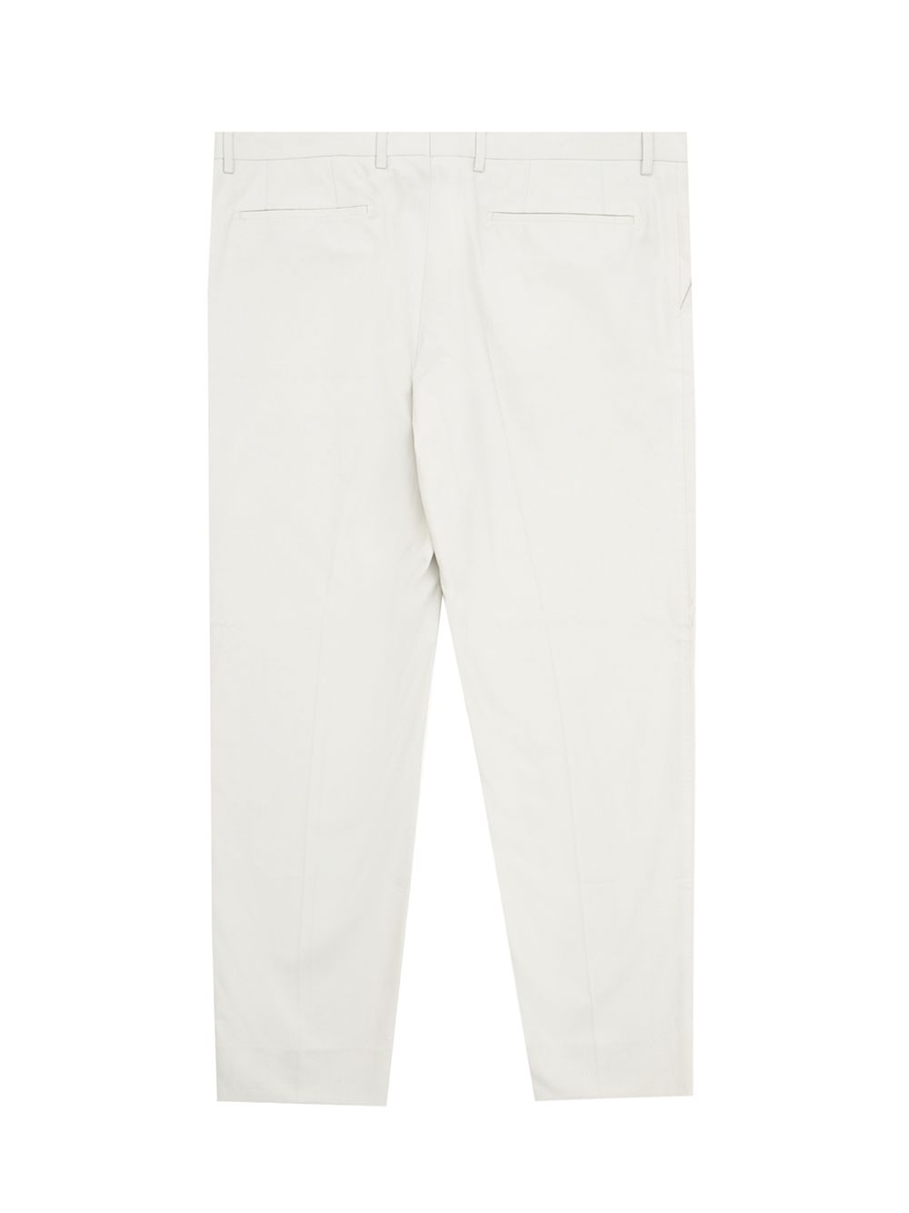 Ivory Cotton Chino Trousers
