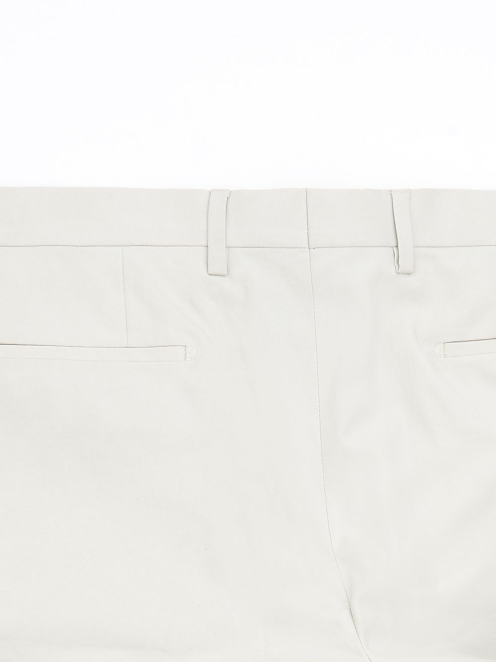 Ivory Cotton Chino Trousers