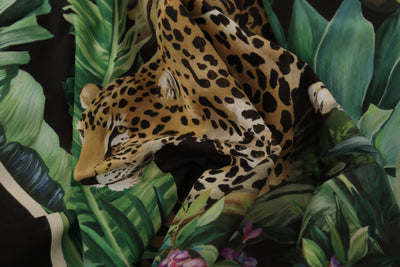 Multicolor Leopard Cotton Shawl Wrap Scarf