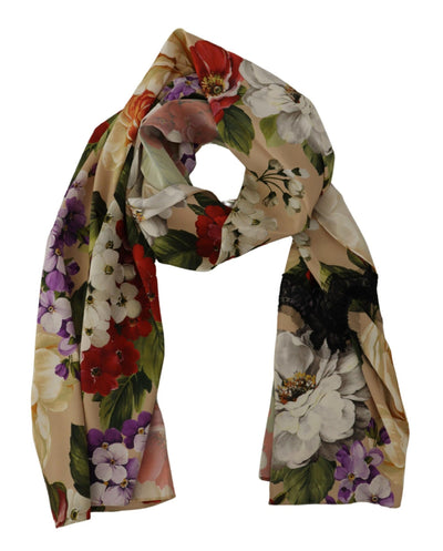 Multicolor Floral Lace Wrap Shawl Scarf