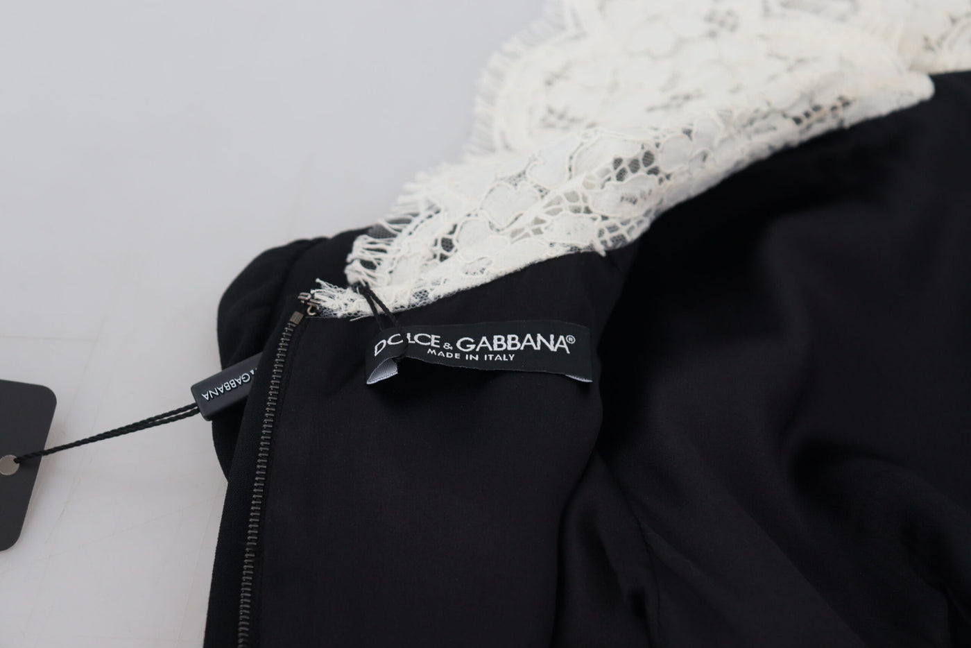 Black Lace Trim Sheath Long Sleeve Midi Dress