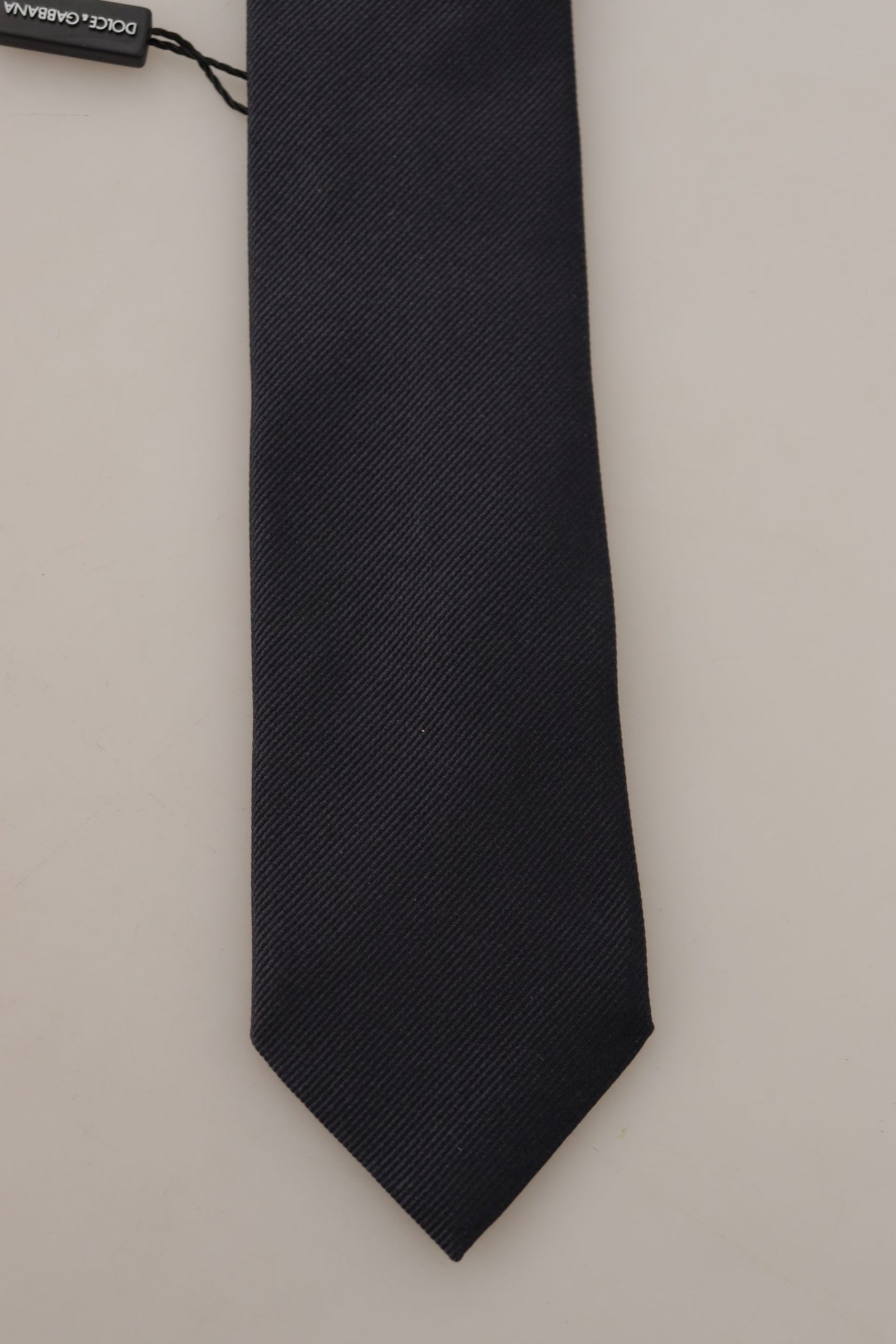 Blue Solid Classic Accessory 100% Silk Necktie