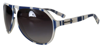 White Blue Stripe Full Frame Plastic DG4182P Sunglasses