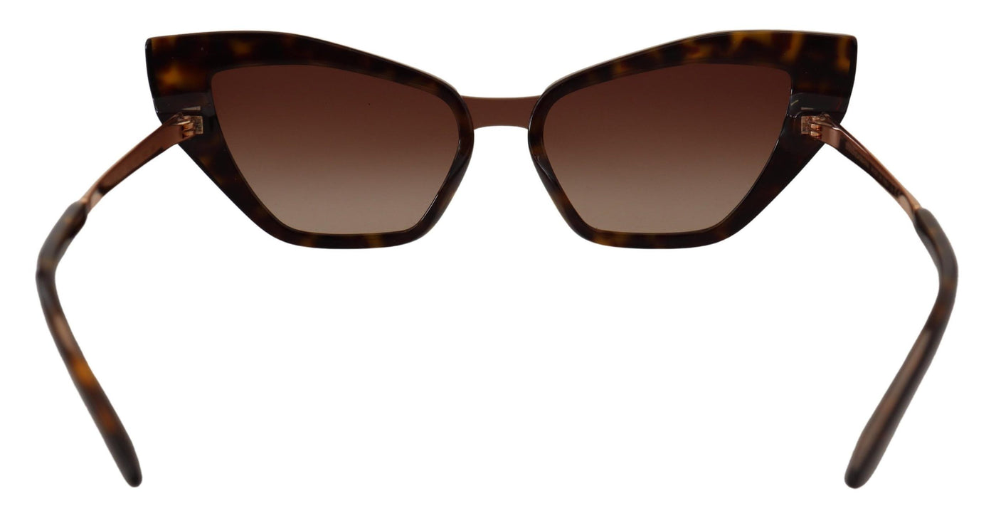 Brown Havana Acetate Frame Cat Eye DG4357F Sunglasses
