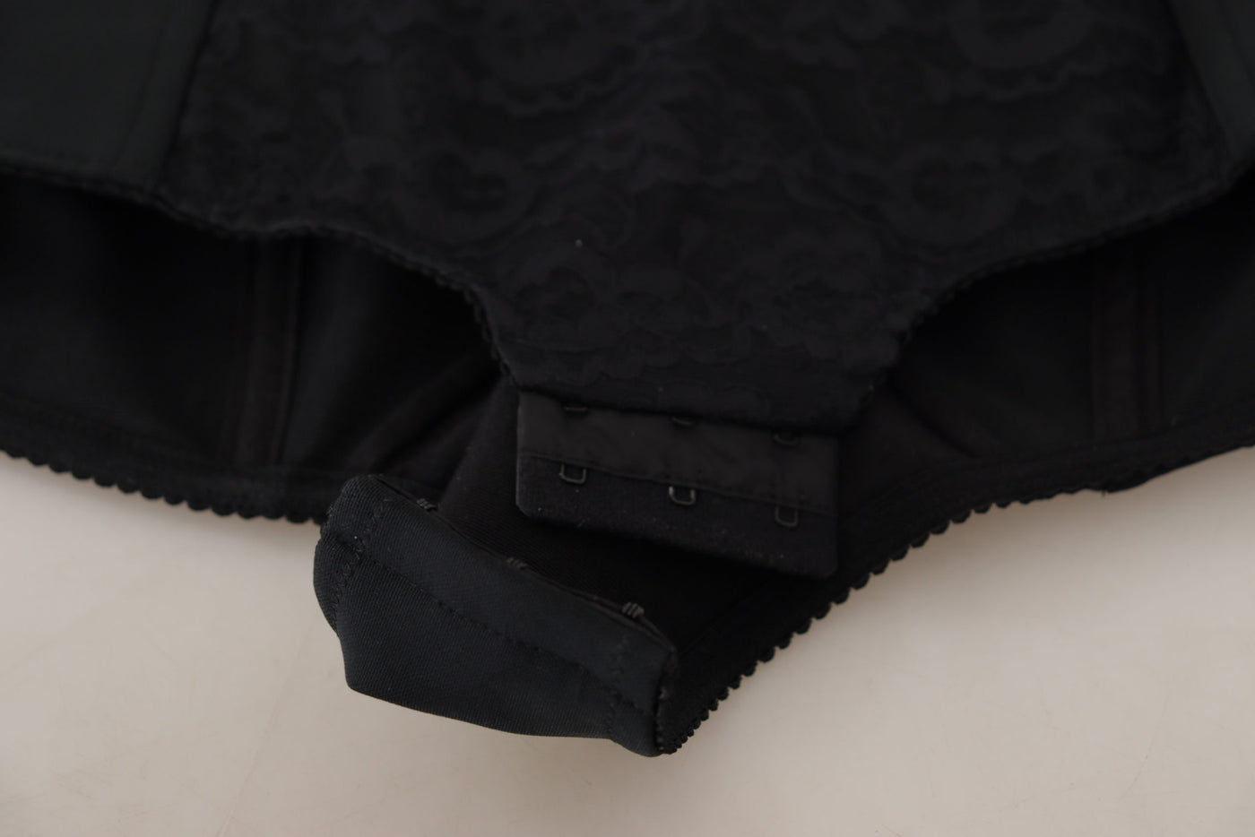 Black Floral Lace Bodysuit Hot Pants Dress