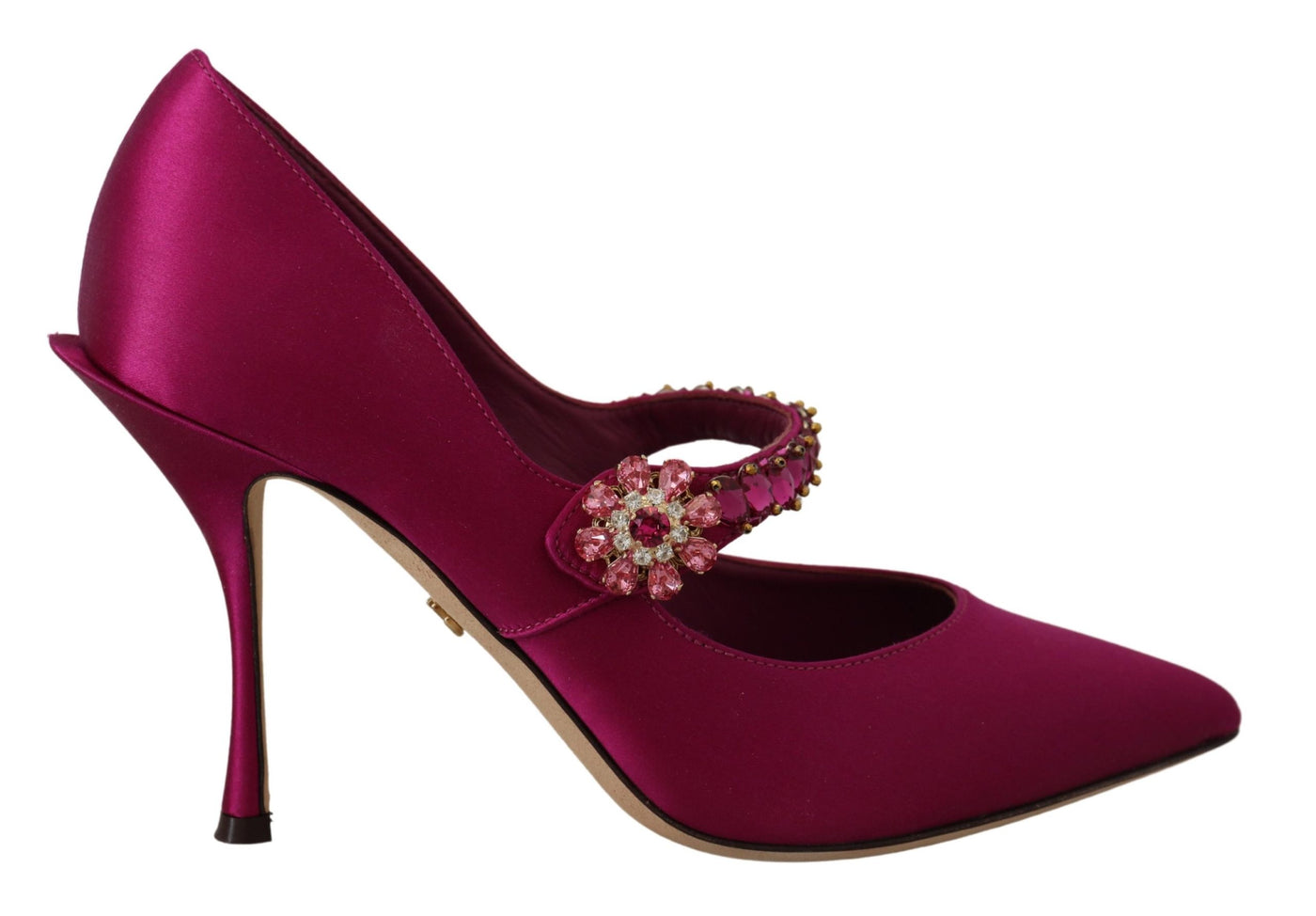 Pink Stiletto Crystal Embellished Pumps Shoes