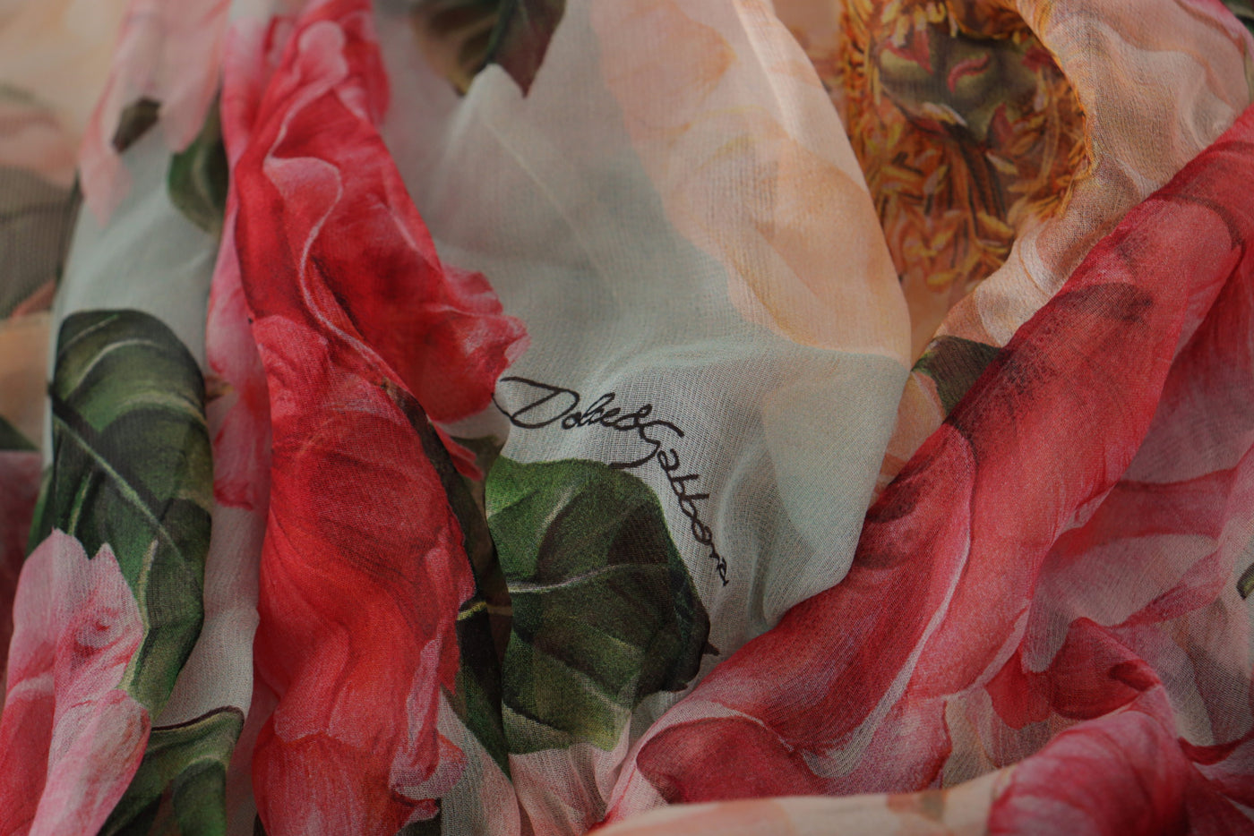 Multicolor Camelia Floral Print Silk Wrap BlouseI Top