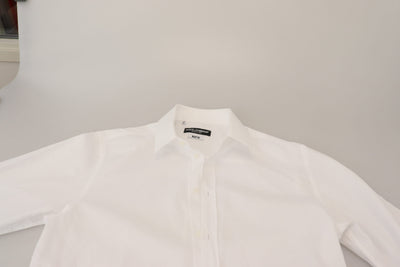 White Embellished Cotton Dress MARTINI Shirt
