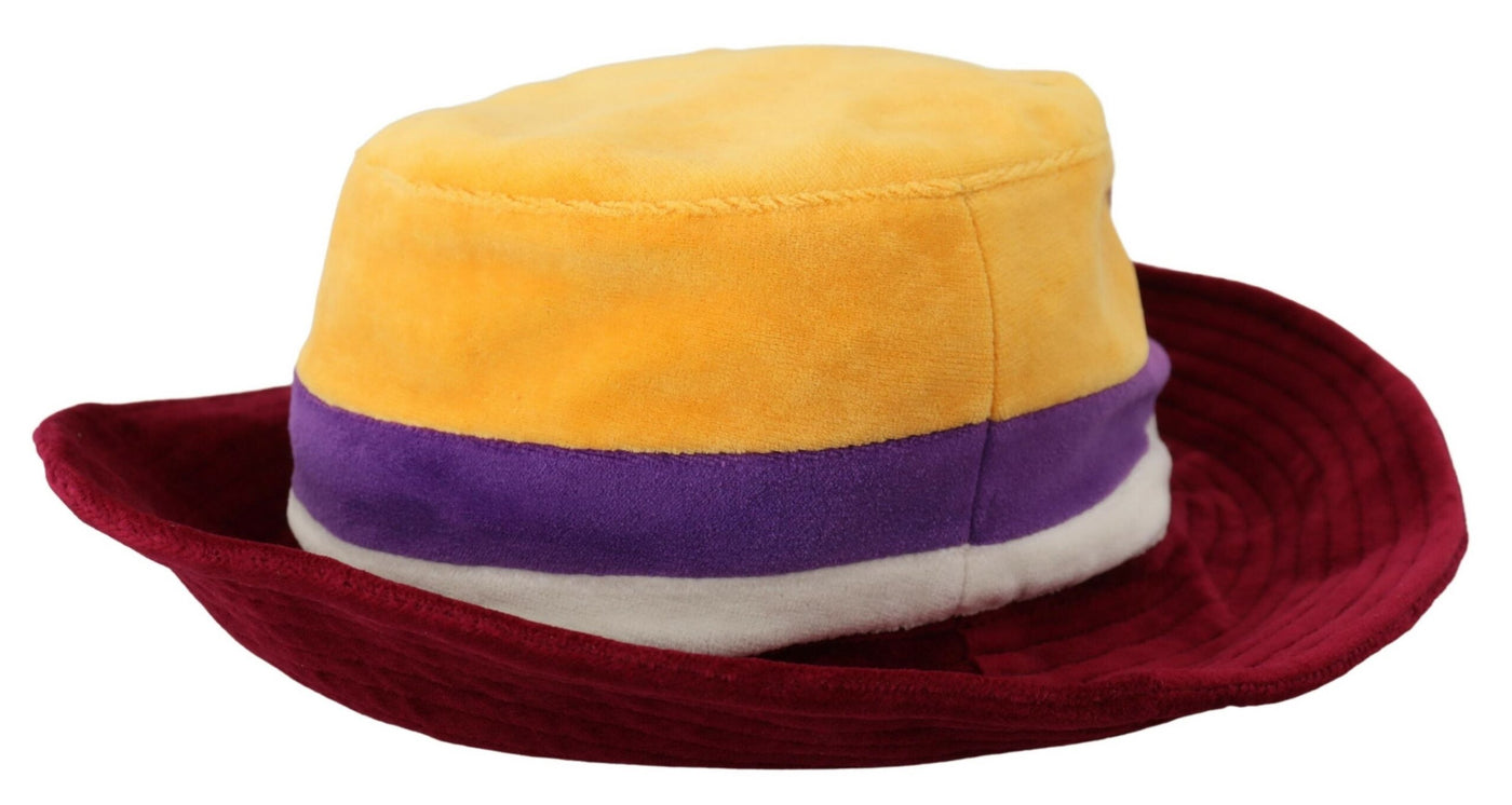 Multicolor DG Logo Cotton Blend Bucket Hat