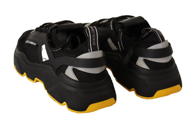 Black Leather Sport DAYMASTER Sneakers Shoes