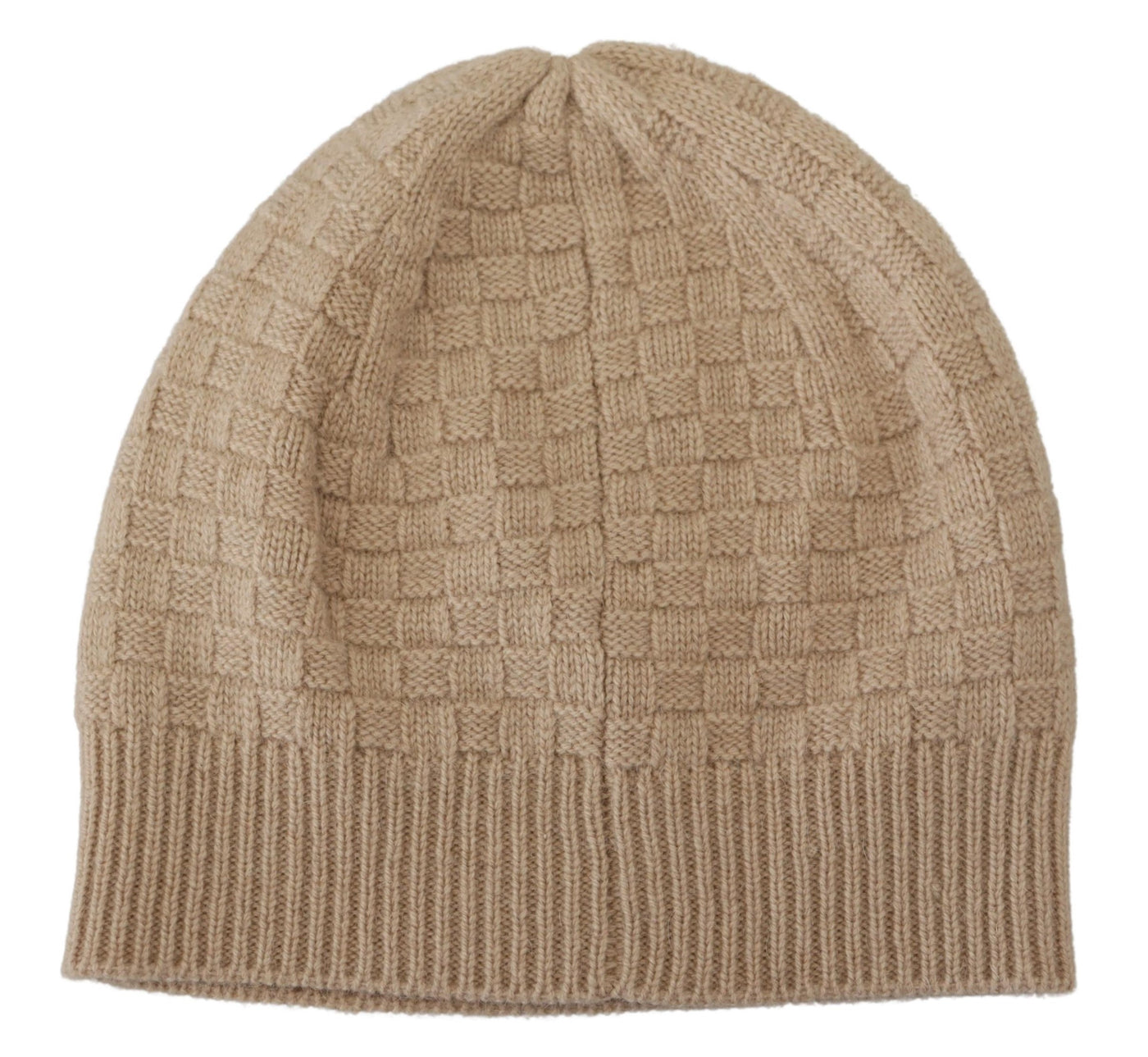 Beige Knit DG Logo Women Winter Beanie Cap Hat