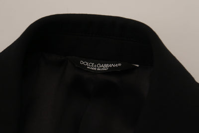 Black Wool Double Breasted SICILIA Jacket