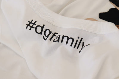 White #DGFamily Patches Short Sleeves T-shirt