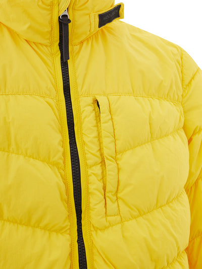 Yellow Quilted Jacket