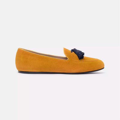 Yellow Leather Moccasin