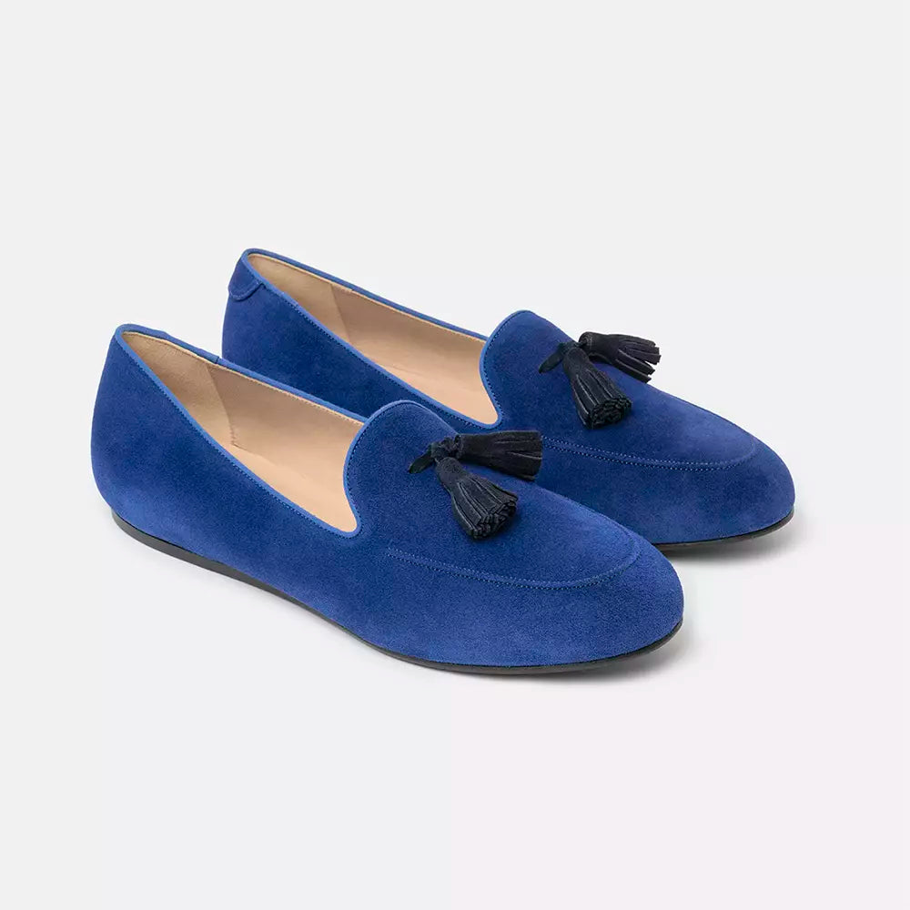 Blue Flat Shoe