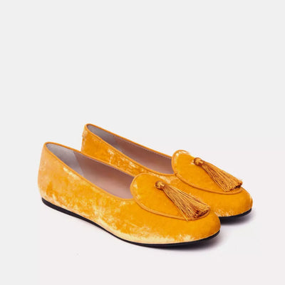 Yellow Leather Loafer