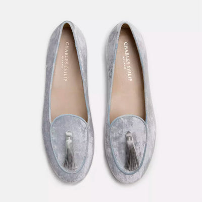 Gray Flat Shoe