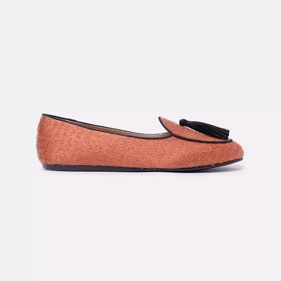 Orange Flat Shoe