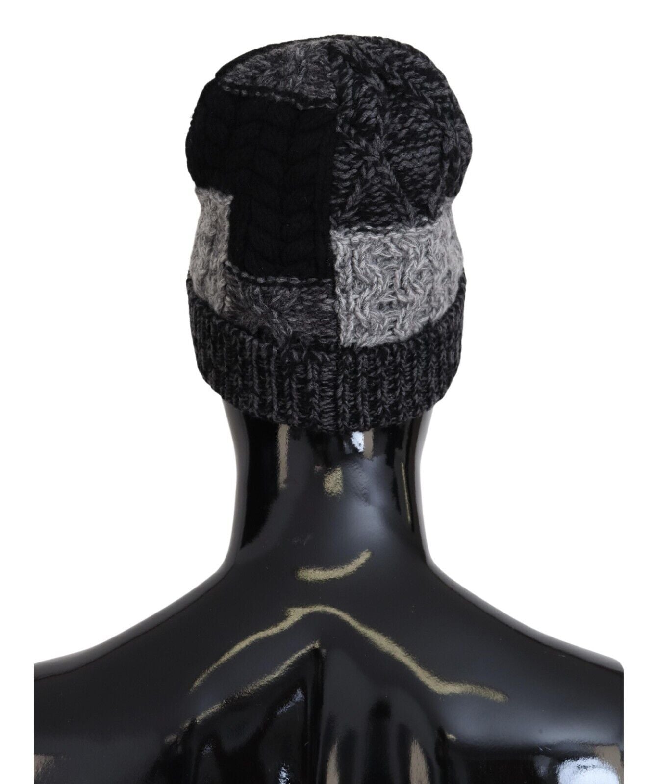 Multicolor Logo Beanie Men One Size Wool Knit Hat