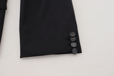 Black Logo Single Breasted MARTINI Blazer